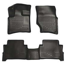 Load image into Gallery viewer, Husky Liners 07-14 Audi Q7 Weatherbeater Black Front &amp; 2nd Seat Floor Liners - Husky Liners HSL96421