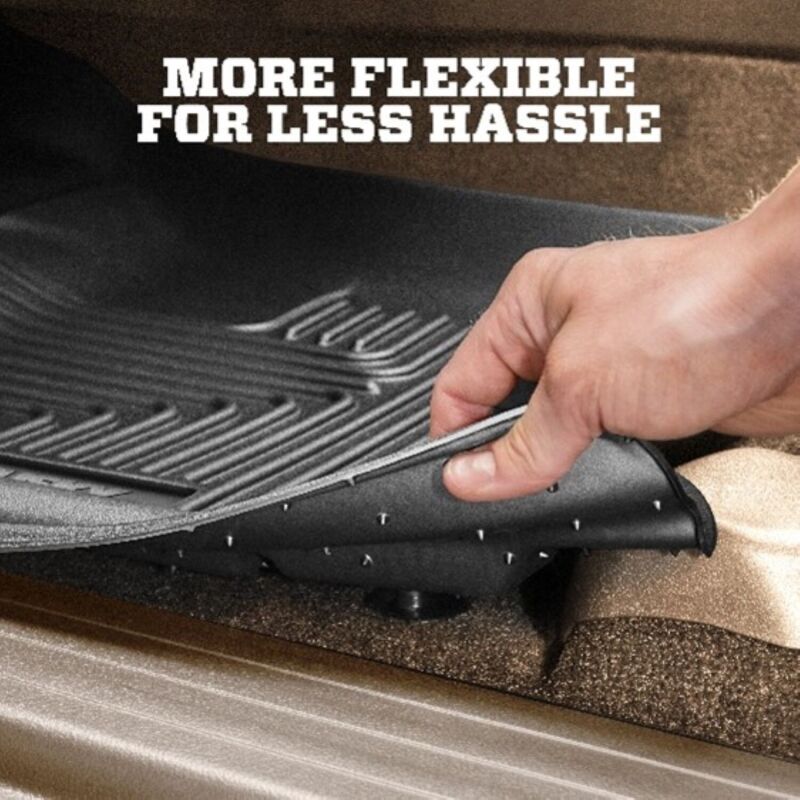 Husky Liners 07-14 Audi Q7 Weatherbeater Black Front & 2nd Seat Floor Liners - Husky Liners HSL96421