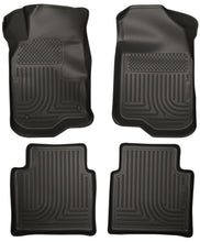 Load image into Gallery viewer, Husky Liners 08-12 Chevy Malibu/07-09 Saturn Aura WeatherBeater Combo Black Floor Liners - Husky Liners HSL98111