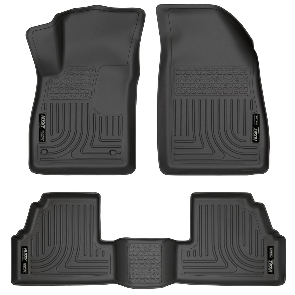 Husky Liners 13-14 Buick Encore WeatherBeater Black Front/2nd Row Floor Liners - Husky Liners HSL98271