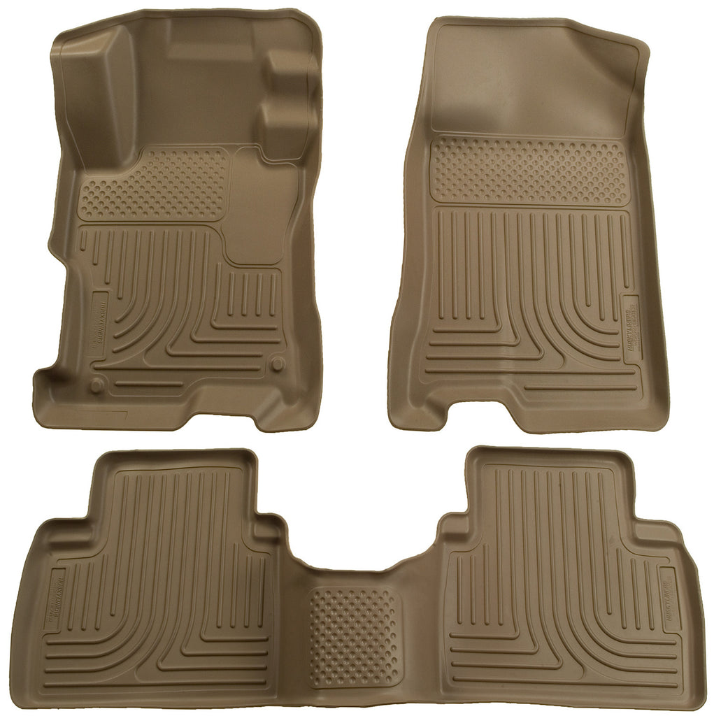 Husky Liners 04-09 Toyota Prius WeatherBeater Combo Tan Floor Liners - Husky Liners HSL98523