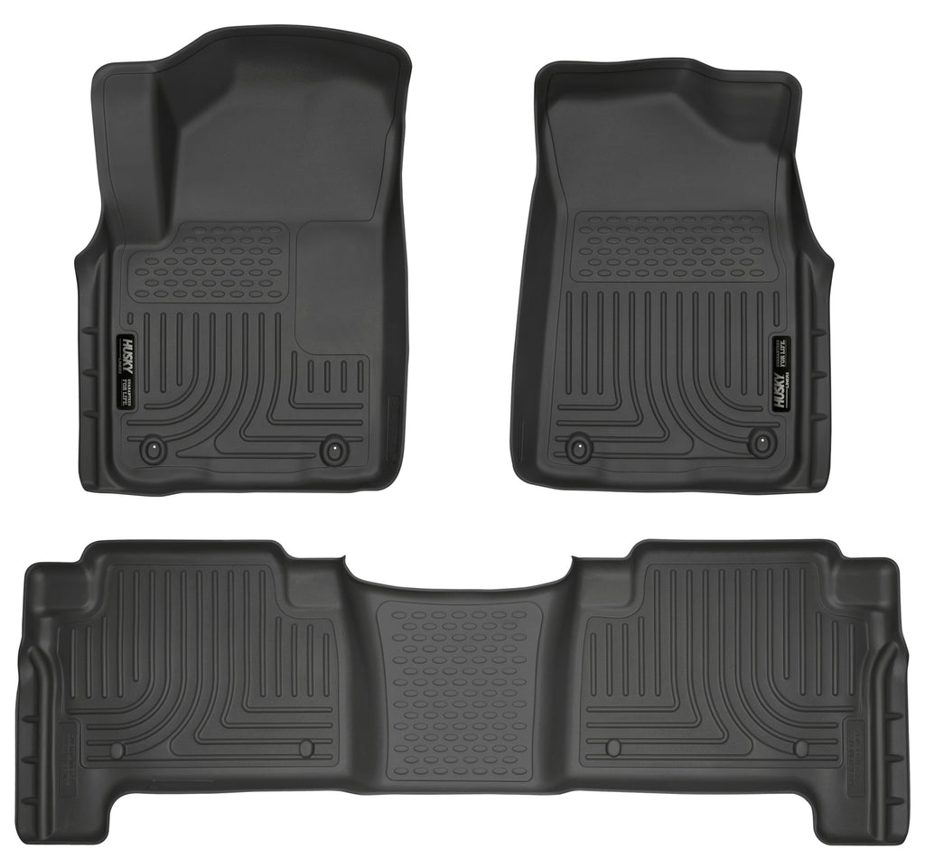Husky Liners 2011 Infiniti QX56 WeatherBeater Combo Black Floor Liners - Husky Liners HSL98611