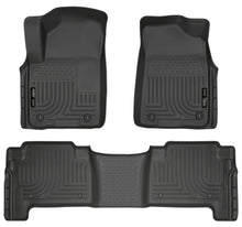 Load image into Gallery viewer, Husky Liners 2011 Infiniti QX56 WeatherBeater Combo Black Floor Liners - Husky Liners HSL98611