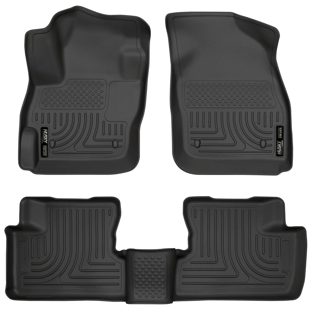 Husky Liners 10-12 Mazda 3 WeatherBeater Combo Black Floor Liners - Husky Liners HSL98631