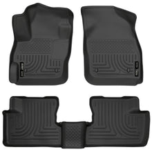 Load image into Gallery viewer, Husky Liners 10-12 Mazda 3 WeatherBeater Combo Black Floor Liners - Husky Liners HSL98631