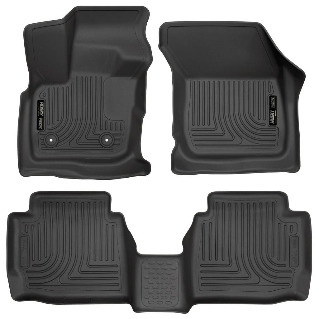 Husky Liners 17 Ford Fusion / 17 Lincoln MKZ Black Front and 2nd Row Floor Liners - Husky Liners HSL98791