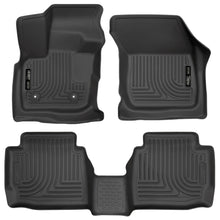 Load image into Gallery viewer, Husky Liners 17 Ford Fusion / 17 Lincoln MKZ Black Front and 2nd Row Floor Liners - Husky Liners HSL98791