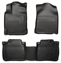 Load image into Gallery viewer, Husky Liners 2012 Toyota Camry WeatherBeater Combo Black Floor Liners - Husky Liners HSL98901