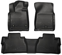 Load image into Gallery viewer, Husky Liners 14 Toyota Tundra Weatherbeater Black Front &amp; 2nd Seat Floor Liners - Husky Liners HSL99581