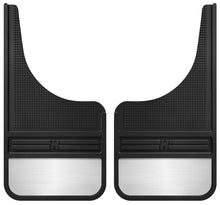 Load image into Gallery viewer, Husky Liners Universal 12in Wide Black Rubber Front Mud Flaps w/ Weight-Husky Liners-HSL55001