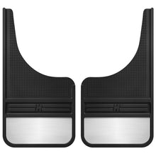Load image into Gallery viewer, Husky Liners Universal 12in Wide Black Rubber Front Mud Flaps w/ Weight-Husky Liners-HSL55001