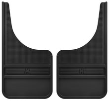 Load image into Gallery viewer, Husky Liners Universal 12in Wide Black Rubber Front Mud Flaps w/o Weight-Husky Liners-HSL55000