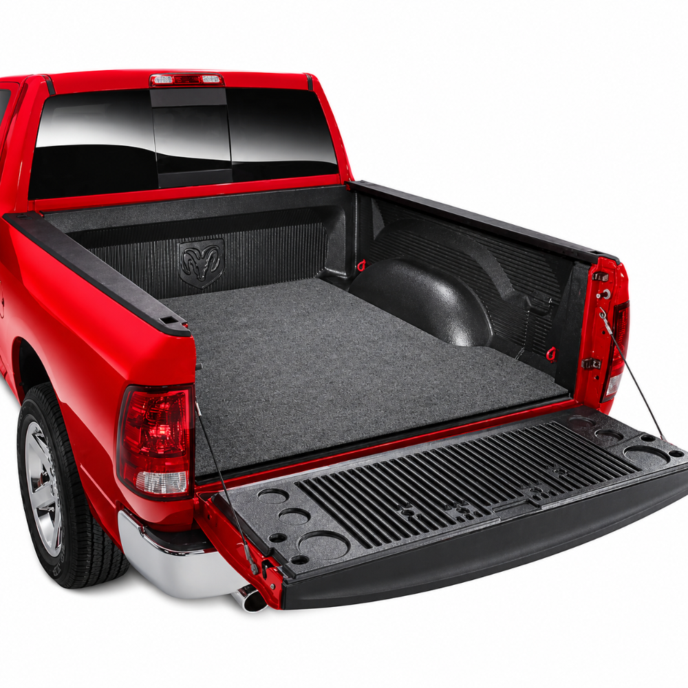 Husky Liners universal truck bed mat with 66 by 98 inch cut-to-fit design