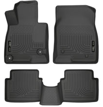 Load image into Gallery viewer, Husky Liners WeatherBeater 14 Mazda 3 Hatch&amp;Sedan Front &amp; Second Row Black Floor Liners-Husky Liners-HSL98651