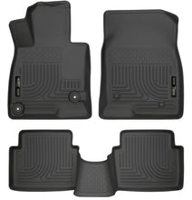 Load image into Gallery viewer, Husky Liners WeatherBeater 14 Mazda 3 Hatch&amp;Sedan Front &amp; Second Row Black Floor Liners-Husky Liners-HSL98651
