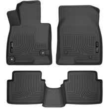 Load image into Gallery viewer, Husky Liners WeatherBeater 14 Mazda 3 Hatch&amp;Sedan Front &amp; Second Row Black Floor Liners-Husky Liners-HSL98651