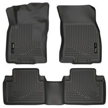 Load image into Gallery viewer, Husky Liners WeatherBeater 14 Nissan Rogue Front &amp; Second Row Black Floor Liners-Husky Liners-HSL98671