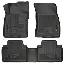 Load image into Gallery viewer, Husky Liners WeatherBeater 14 Nissan Rogue Front &amp; Second Row Black Floor Liners-Husky Liners-HSL98671