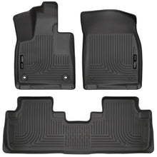 Load image into Gallery viewer, Husky Liners Weatherbeater 16-17 Lexus RX350 / 16-17 RX450H Front &amp; 2nd Seat Floor Liners - Black-Husky Liners-HSL99651