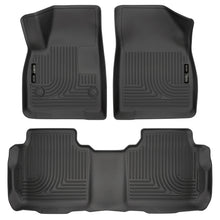 Load image into Gallery viewer, Husky Liners Weatherbeater 17-23 Cadillac XT5 / 17-23 GMC Acadia Front &amp; 2nd Seat Floor Liners - Blk-Husky Liners-HSL99141