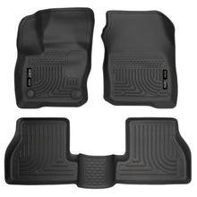 Load image into Gallery viewer, Husky Liners Weatherbeater 2016 Ford Focus RS Front &amp; 2nd Seat Floor Liners - Black-Husky Liners-HSL99781