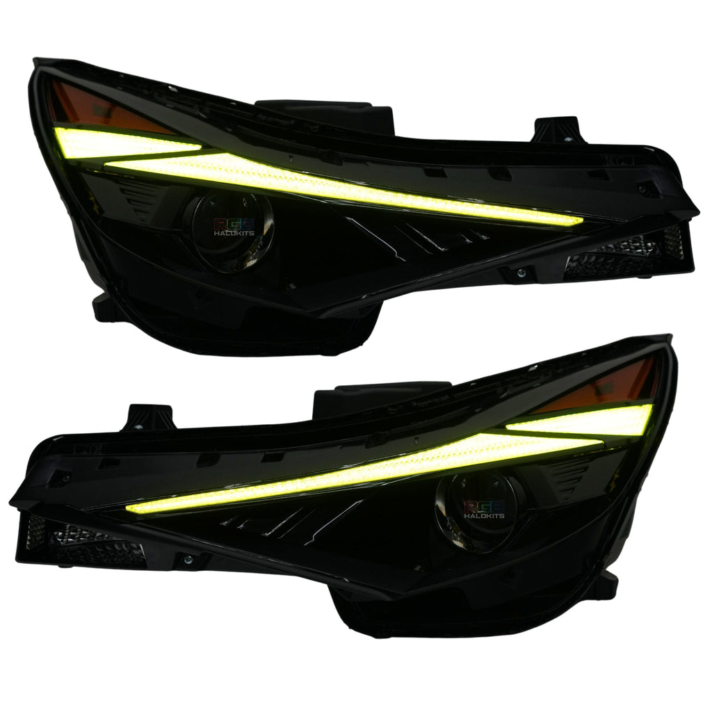 RGB Halo Kits Hyundai Elantra Multicolor Flow Series DRL Boards (2021-2023)