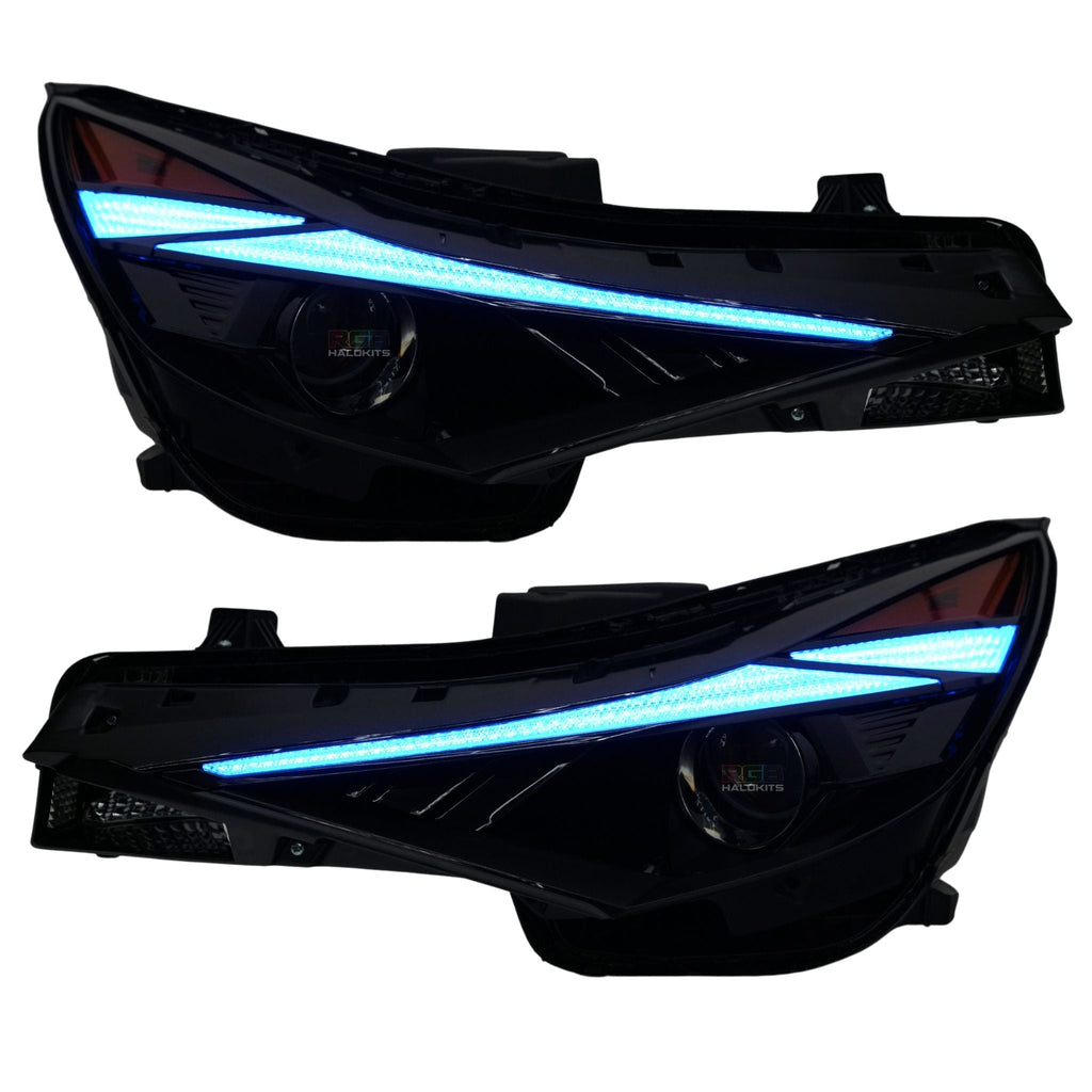 RGB Halo Kits Hyundai Elantra Multicolor Flow Series DRL Boards (2021-2023)