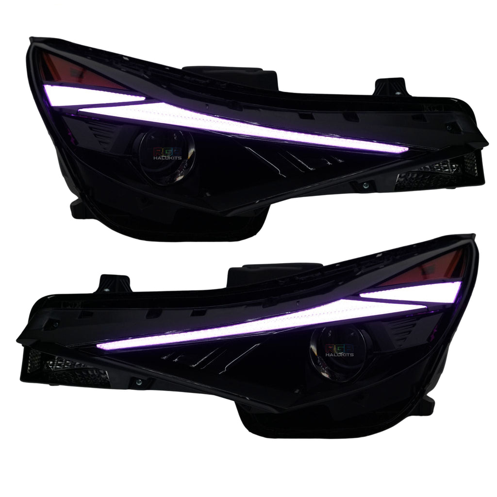 RGB Halo Kits Hyundai Elantra Multicolor Flow Series DRL Boards (2021-2023)