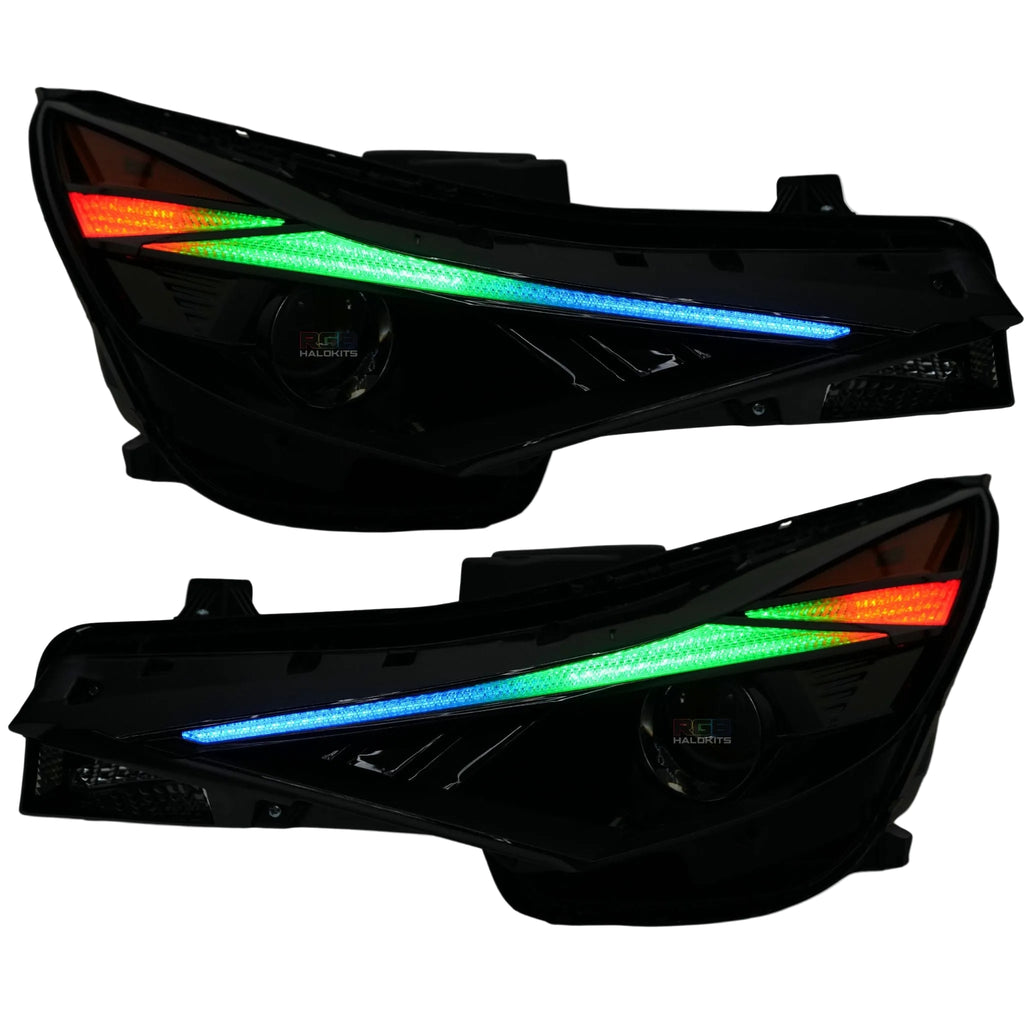 RGB Halo Kits Hyundai Elantra Multicolor Flow Series DRL Boards (2021-2023)