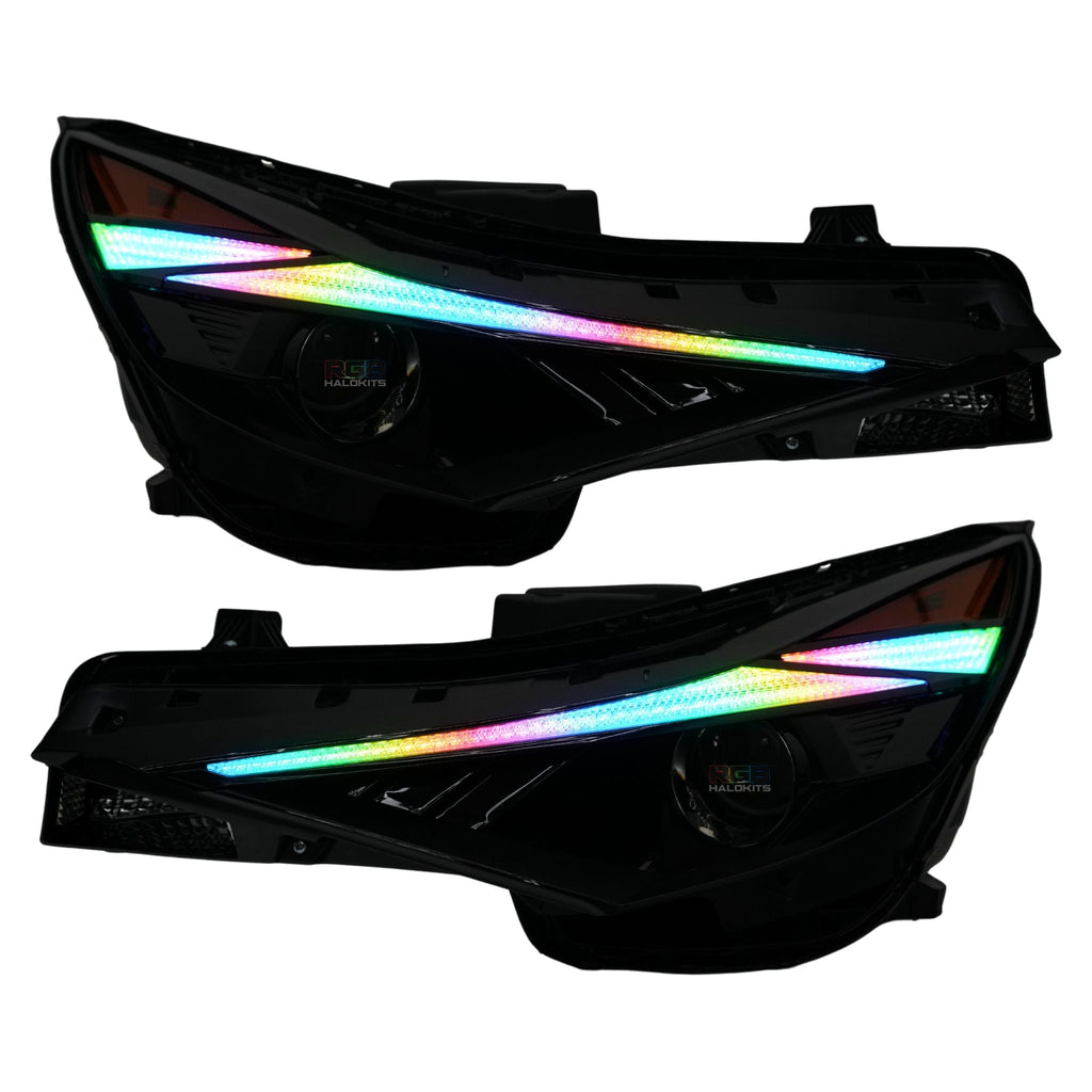 RGB Halo Kits Hyundai Elantra Multicolor Flow Series DRL Boards (2021-2023)