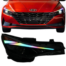 Load image into Gallery viewer, RGB Halo Kits Hyundai Elantra Multicolor Flow Series DRL Boards (2021-2023)