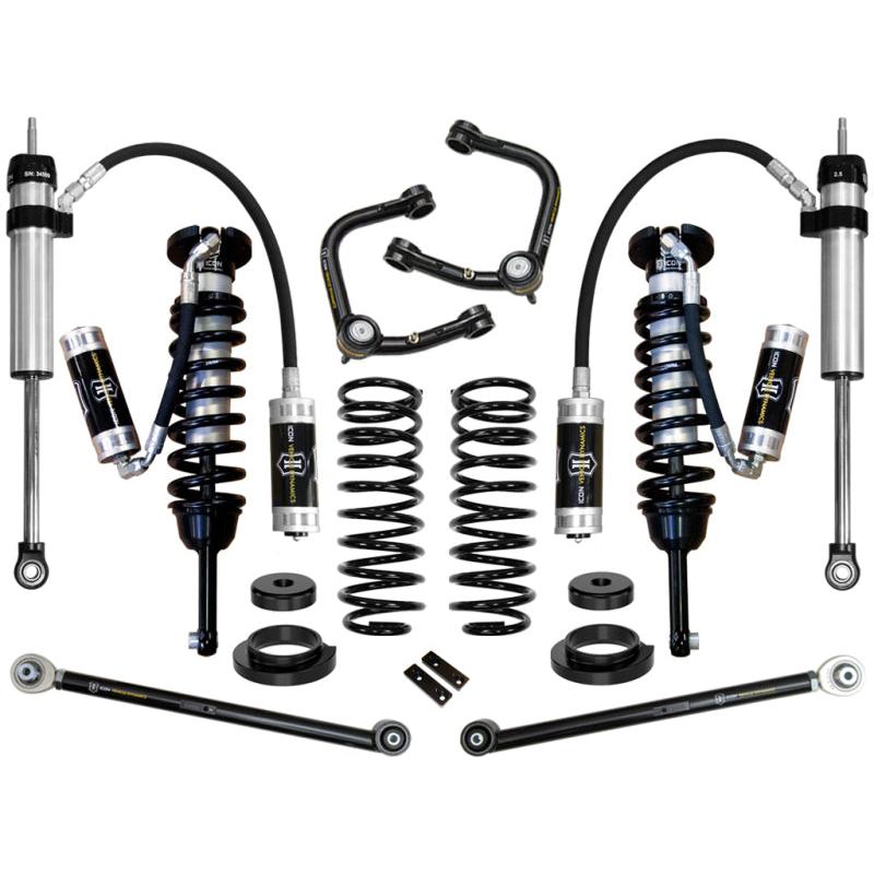 ICON 03-09 Lexus GX470 0-3.5in Stage 5 Suspension System w/Tubular UCA ICON ICOK53175T