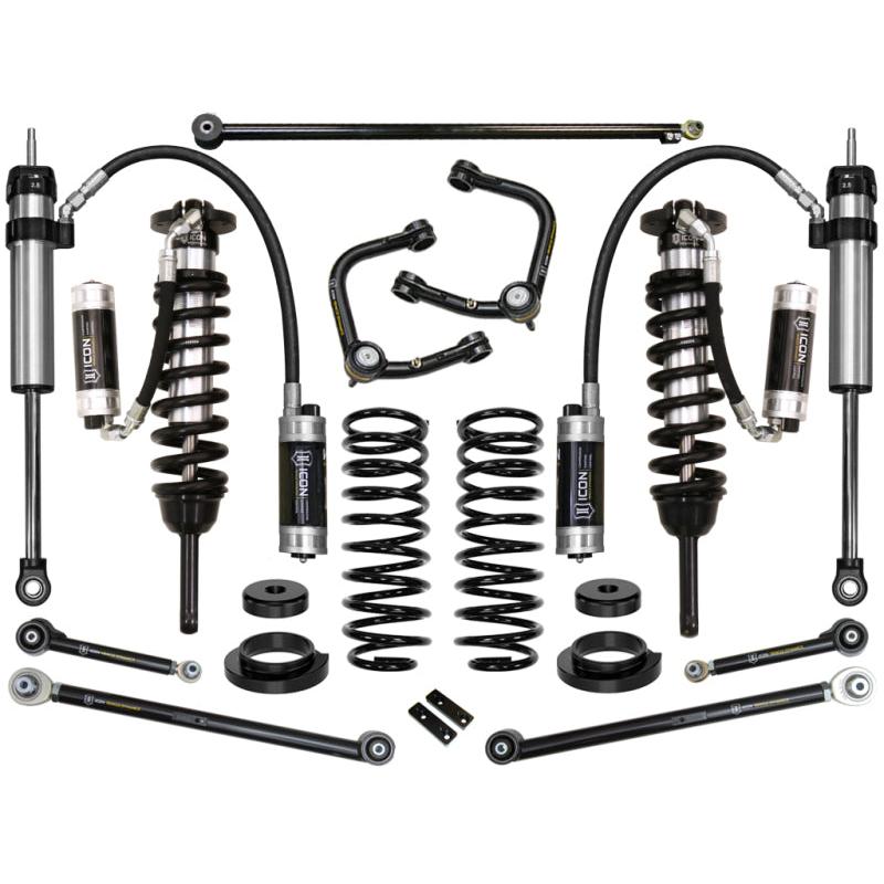 ICON 03-09 Lexus GX470 0-3.5in Stage 7 Suspension System w/Tubular UCA ICON ICOK53177T