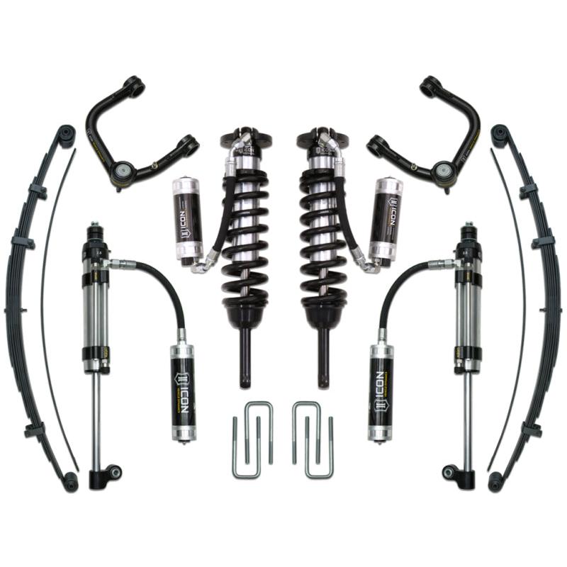 ICON 05-15 Toyota Tacoma 0-3.5in/16-17 Toyota Tacoma 0-2.75in Stg 10 Suspension System w/Tubular Uca ICON ICOK53010T