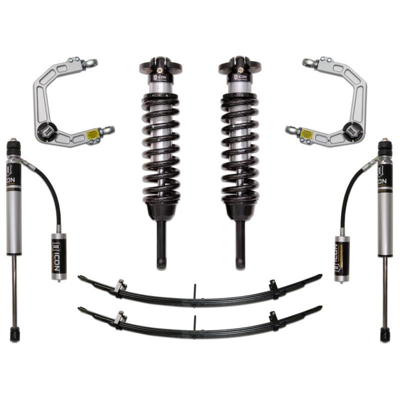 ICON 05-15 Toyota Tacoma 0-3.5in/2016+ Toyota Tacoma 0-2.75in Stg 3 Suspension System w/Billet Uca ICON ICOK53003