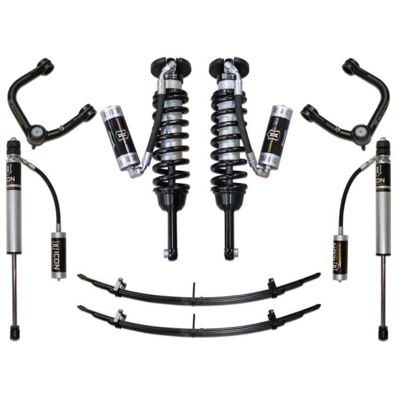ICON 05-15 Toyota Tacoma 0-3.5in/2016+ Toyota Tacoma 0-2.75in Stg 4 Suspension System w/Tubular Uca ICON ICOK53004T