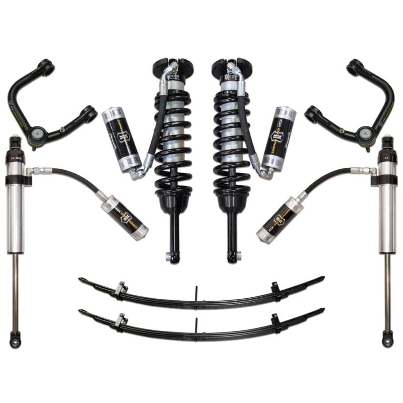 ICON 05-15 Toyota Tacoma 0-3.5in/2016+ Toyota Tacoma 0-2.75in Stg 5 Suspension System w/Tubular Uca ICON ICOK53005T