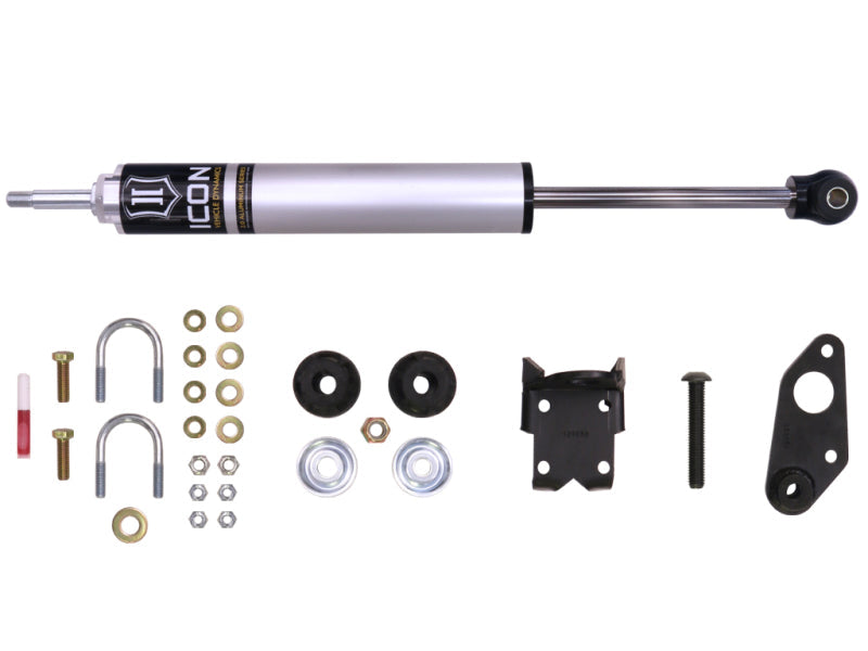 ICON 07-18 Jeep Wrangler JK High-Clearance Steering Stabilizer Kit - Black Ops Auto Works