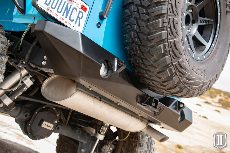 ICON 07-18 Jeep Wrangler JK Pro Series 2 Rear Bumper w/Hitch/Tabs ICON ICO25218