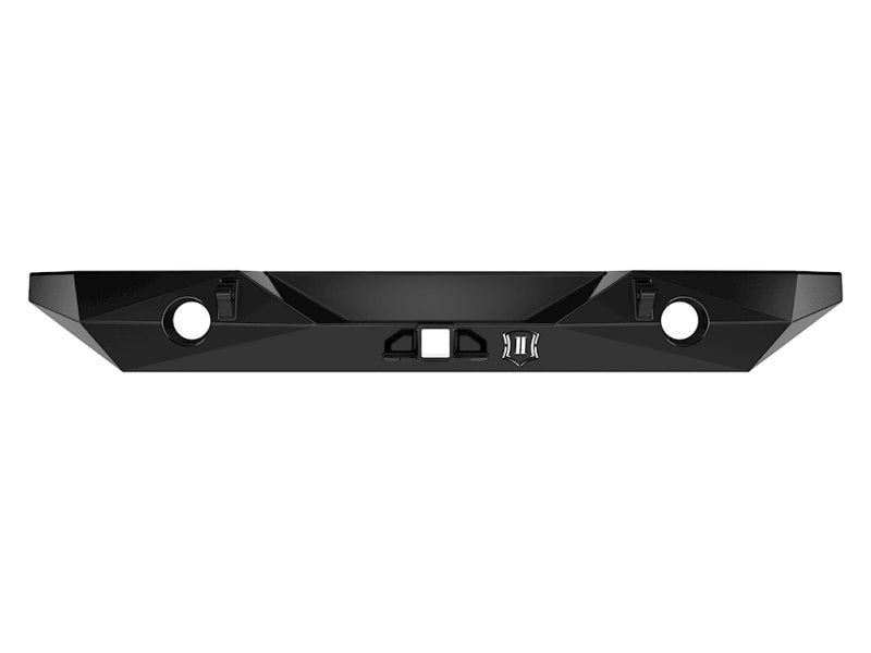 ICON 07-18 Jeep Wrangler JK Pro Series 2 Rear Bumper w/Hitch/Tabs ICON ICO25218