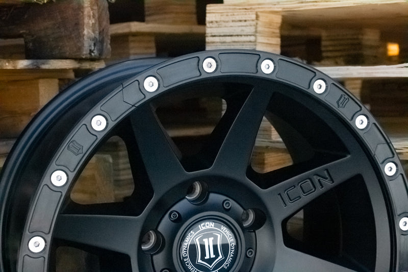 ICON 17in Compression/Alpha/Rebound Wheel Rock Ring Kit (20 Bolt) ICON ICO192050