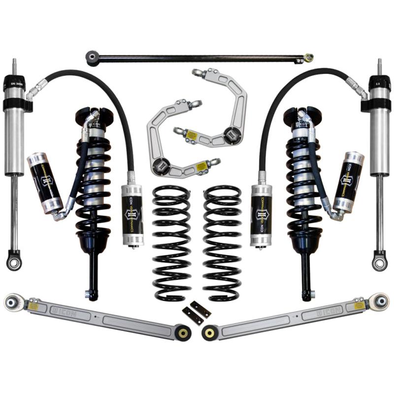 ICON ICON 2010+ Toyota FJ/4Runner 0-3.5" Stage 5 Suspension System w/ Billet UCA