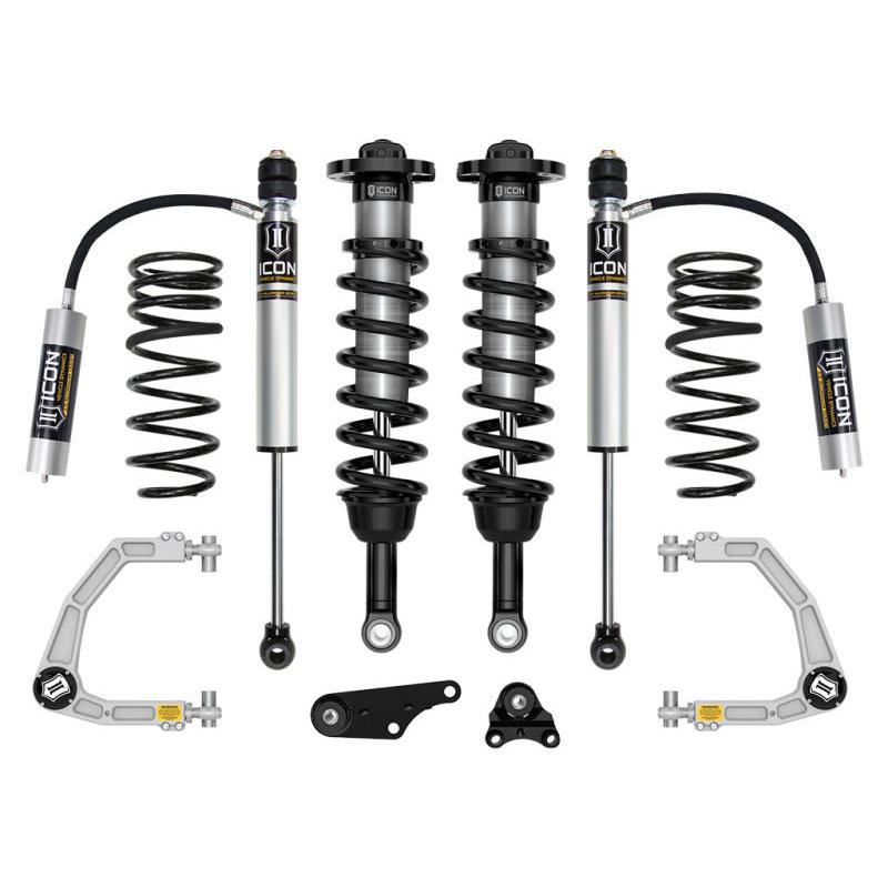 ICON ICON 2024+ Toyota Tacoma 1.25in-3in Stage 3 Suspension System Billet w/ Triple Rate Spring