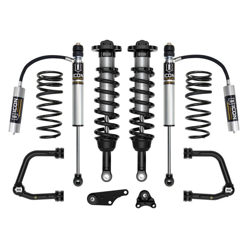 ICON ICON 2024+ Toyota Tacoma 1.25in-3in Stage 3 Suspension System Tubular w/ Triple Rate Spring