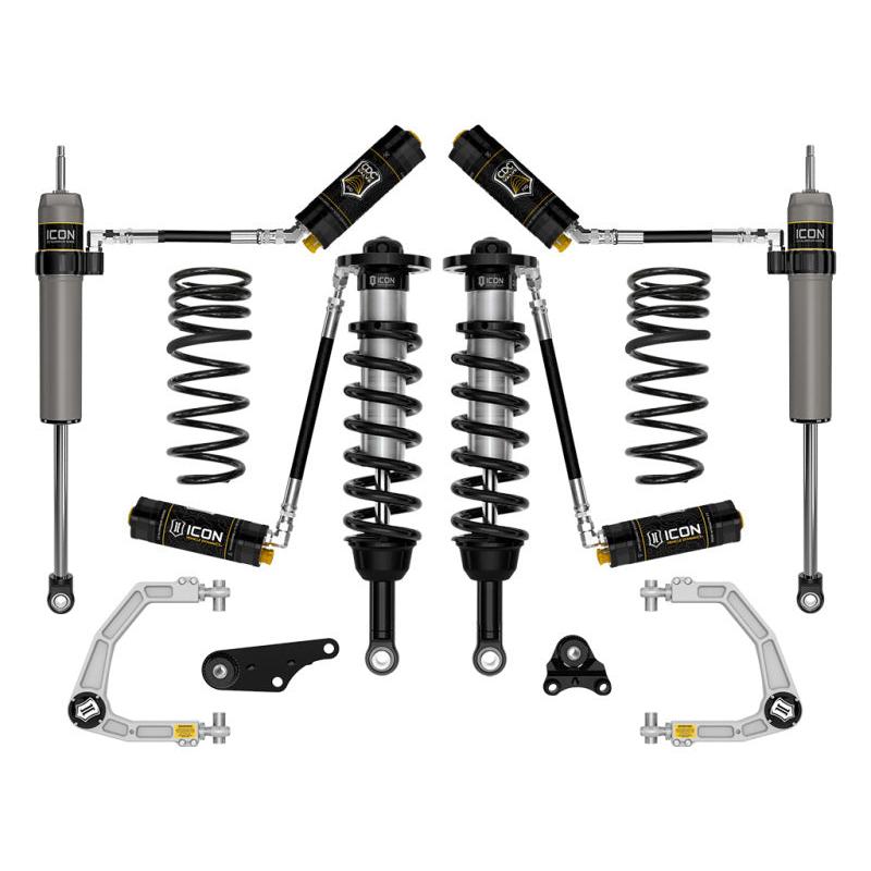 ICON ICON 2024+ Toyota Tacoma 1.25in-3in Stage 5 Suspension System Billet w/ Triple Rate Spring