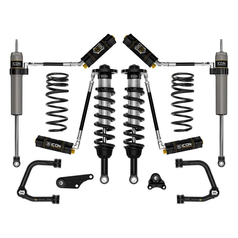 ICON ICON 2024+ Toyota Tacoma 1.25in-3in Stage 5 Suspension System Tubular w/ Triple Rate Spring