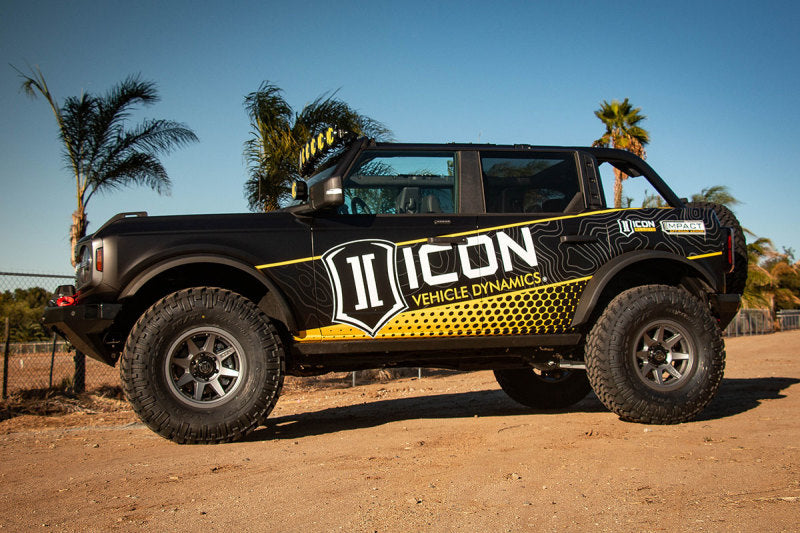 ICON 21+ Ford Bronco Tubular Rear Track Bar Kit - Adjustable ICON ICO44200T