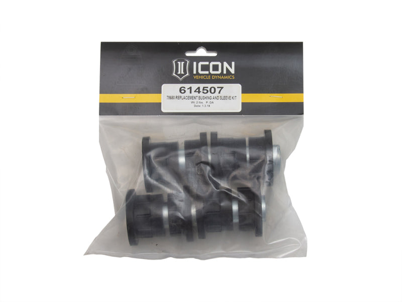 ICON 78650 Upper Control Arm Bushing & Sleeve Kit - Black Ops Auto Works