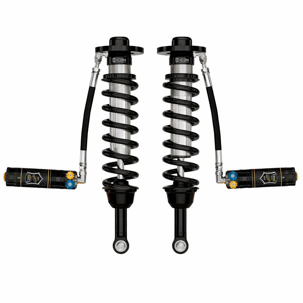 ICON VS RR CDXS coilover kit full view with reservoirs