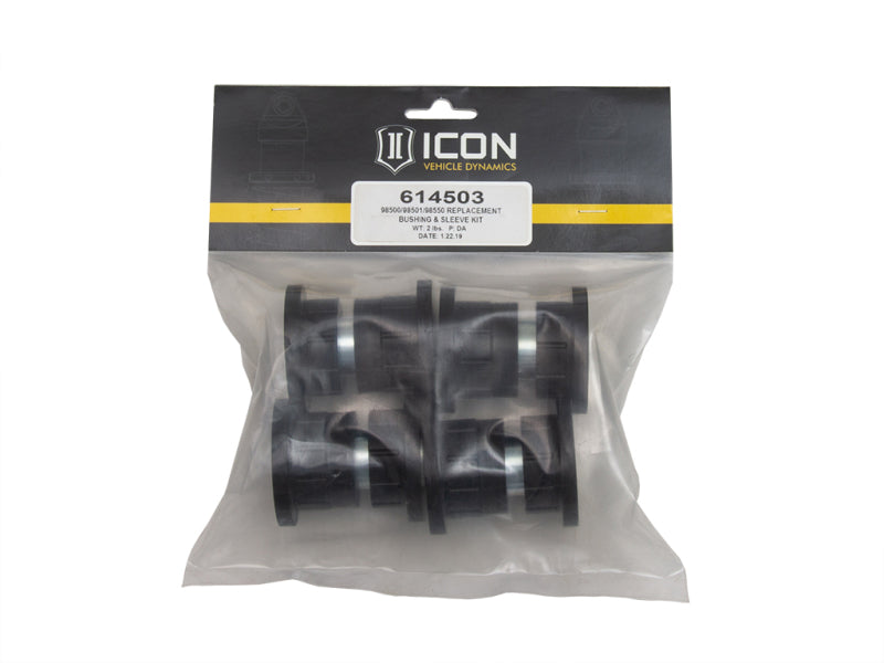 ICON 98500 / 98501 / 98550 Replacement Bushing & Sleeve Kit - Black Ops Auto Works